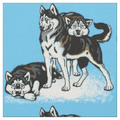 siberische husky stof (Close Up)