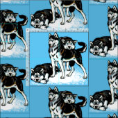 siberische husky stof (Delen)