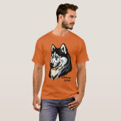 siberische husky t-shirt (Voorkant volledig)