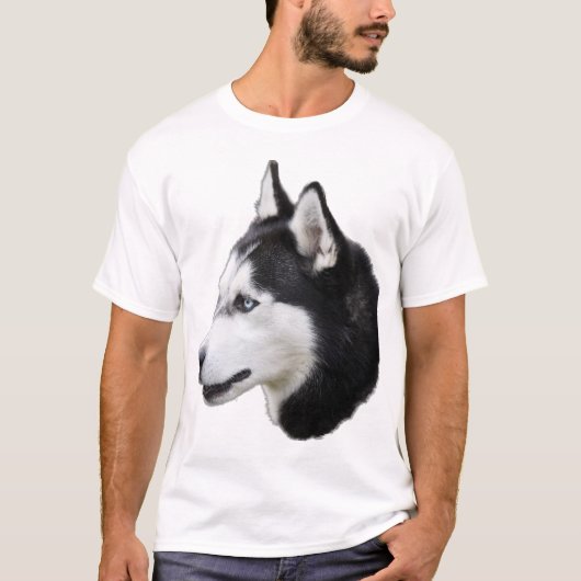 siberische husky t-shirt (Voorkant)
