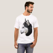 siberische husky t-shirt (Voorkant volledig)