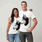 siberische husky t-shirt (Unisex)