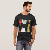 Siberische Husky T-shirt (Voorkant volledig)