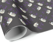 Siberische Husky Trick Cadeaupapier (Rol Hoek)