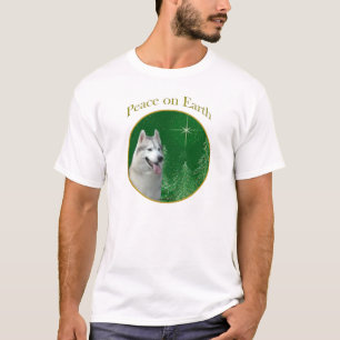 Siberische Husky vrede T-shirt