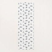 Siberische Husky yoga pose Yogamat (Achterkant)