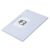 Siberische Husky (zwart en wit) schilderende hond  Notitieblok (Schuin)