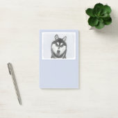 Siberische Husky (zwart en wit) schilderende hond Post-it® Notes (Kantoor)