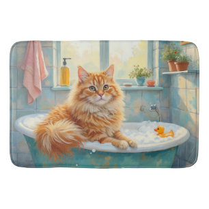Siberische kat bad decor badmat