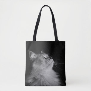 Siberische kat-Canvas tas