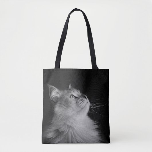 Siberische kat-Canvas tas (Voorkant)