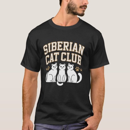 Siberische kat eigenaar t-shirt (Voorkant)