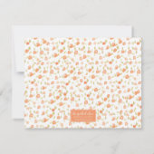 Siberische kat gepersonaliseerde briefpapier notitiekaartje (Achterkant)