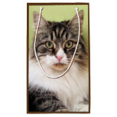 Siberische kat Gift Bag Klein Cadeauzakje (Achterkant)