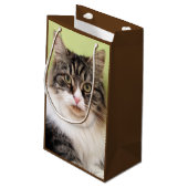 Siberische kat Gift Bag Klein Cadeauzakje (Achterkant Gekanteld)