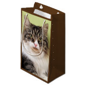Siberische kat Gift Bag Klein Cadeauzakje (Voorkant Gekanteld)