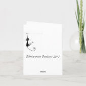 Siberische kat kaart (Achterkant)