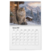Siberische Kat Kalendar Kalender (Feb 2027)