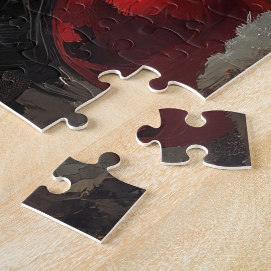 Siberische Kat Kerst  Strand Legpuzzel (Zijkant)