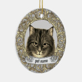 Siberische Kat Lieve Herinnering ornament (Rechts)
