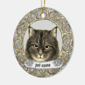 Siberische Kat Lieve Herinnering ornament (Links)