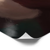 Siberische Kat Met Sinterklaas Feestelijke Kerstmi Perfect Poster (Hoek)