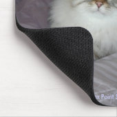 Siberische kat Mousepad Muismat (Hoek)