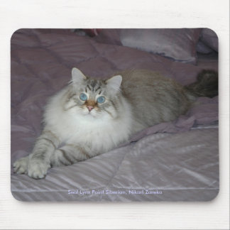 Siberische kat Mousepad Muismat