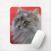 Siberische kat Mousepad Muismat (Met muis)