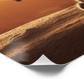 Siberische kat Ninja Martial Arts Poster (Hoek)