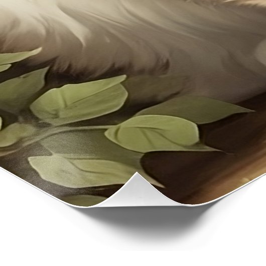 Siberische kat perfect poster (Hoek)