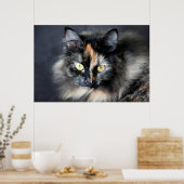 Siberische kat poster (Keuken)