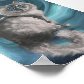 Siberische Kat Print (Hoek)