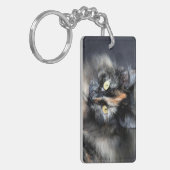 Siberische kat sleutelhanger (Voorkant Links)