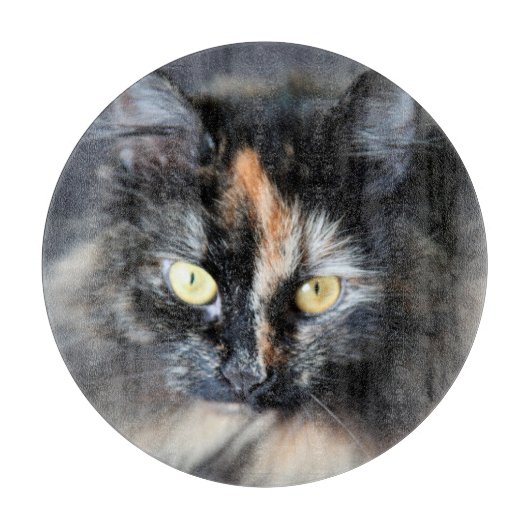 Siberische kat snijplank (Voorkant)