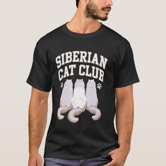 Siberische kat t-shirt (Voorkant)