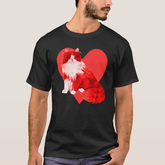 Siberische kat t-shirt (Voorkant)