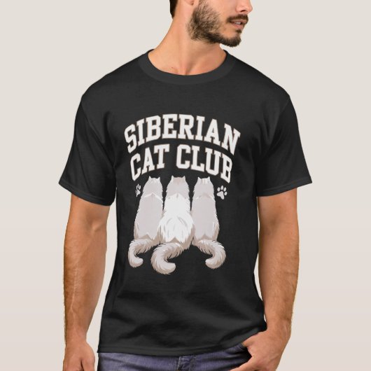 Siberische Kat T-shirt (Voorkant)
