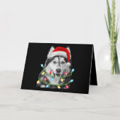 Siberische kerstboom verliest ons feestdagen kaart (Voorkant)