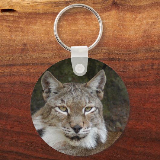 siberische lynx 001 sleutelhanger (Voorkant)