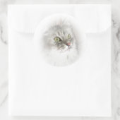 Siberische ogen Stickers (Tas)