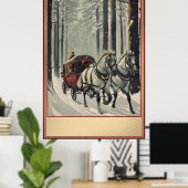 Siberische ontsnapping: Ontdek het ongetemde Rusla Poster (Thuiskantoor)