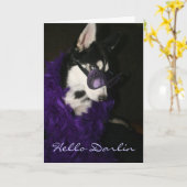 Siberische Schor Kaart (Gele Bloem)