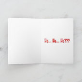 Siberische Schor Kerstmis Feestdagen Kaart (Binnen)