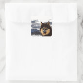 Siberische Schor Sticker (Tas)