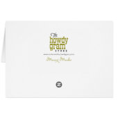 Siberische stijl Verdroogd Beer Happy Birthday-kaa (Achterkant Horizontaal)