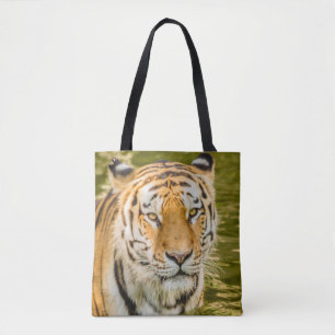 SIBERISCHE TIJGER BIJ HET CANVAS TAS