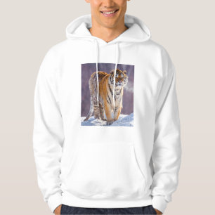 Siberische tijger in de sneeuw, China Hoodie