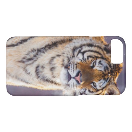 Siberische tijger in sneeuw, China Case-Mate iPhone Case (Achterkant (Horizontaal))