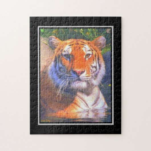 Siberische Tijger Legpuzzel (Verticaal)